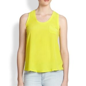Joie Alicia Silk Chiffon Racerback
Sleeveless Racerback Tank Top Neon
Citrine M